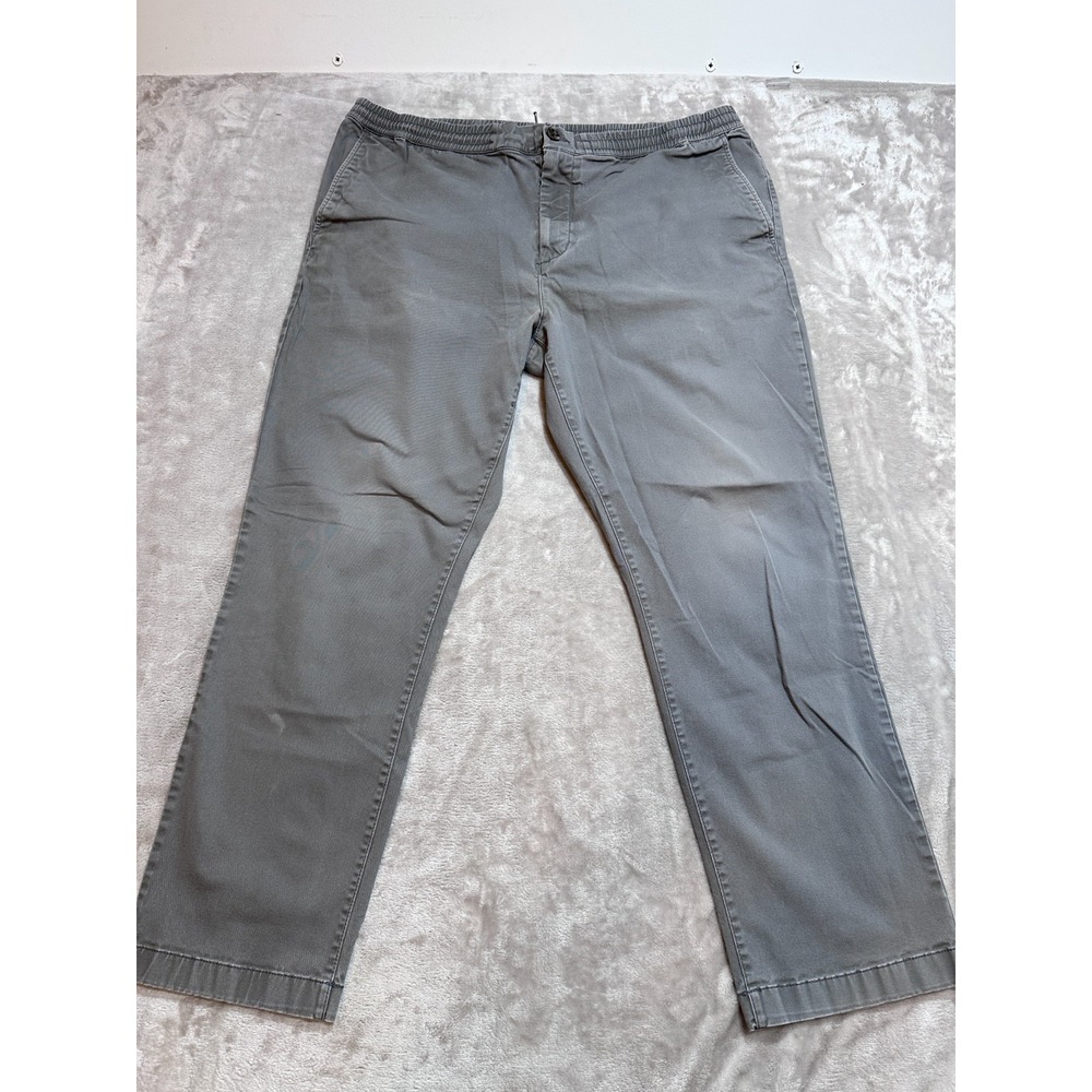 Goodfellow Co Jogger Pants Mens Size XL Gray Chino Stretch Pull On Drawstring